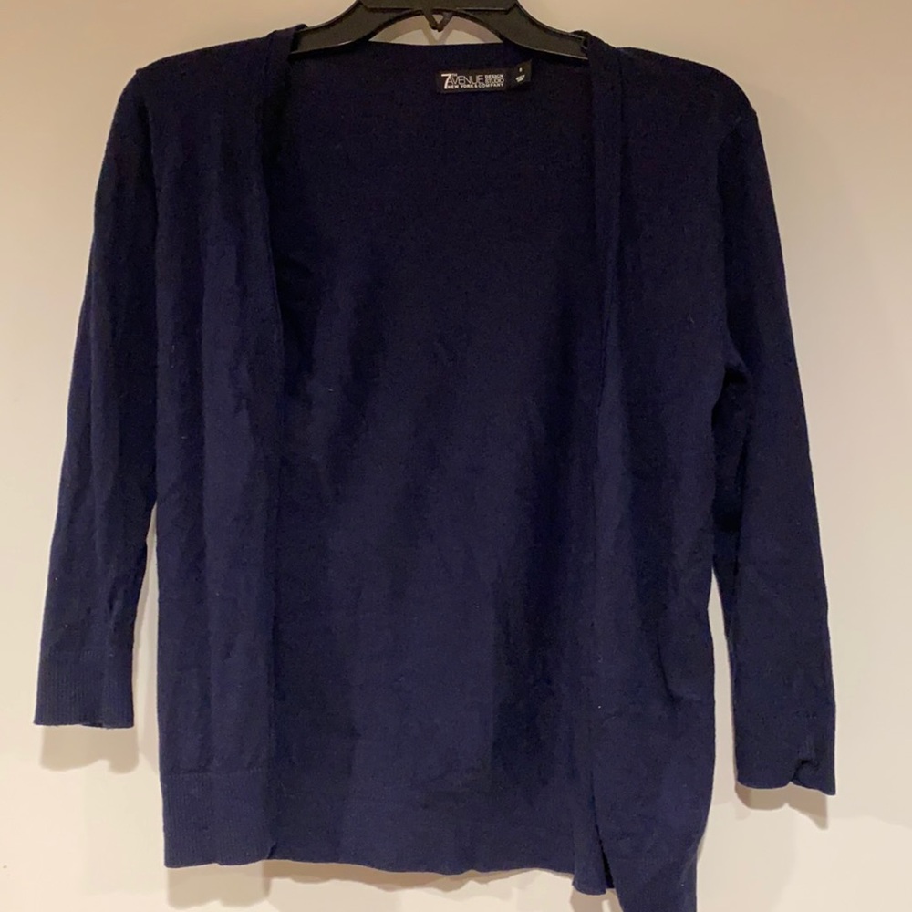 Navy New York & Company Cardigan